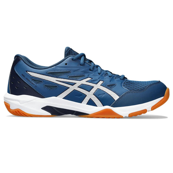 Asics Gel Rocket 11 Shoes Mako Blue Pure Silver Muslim Sports