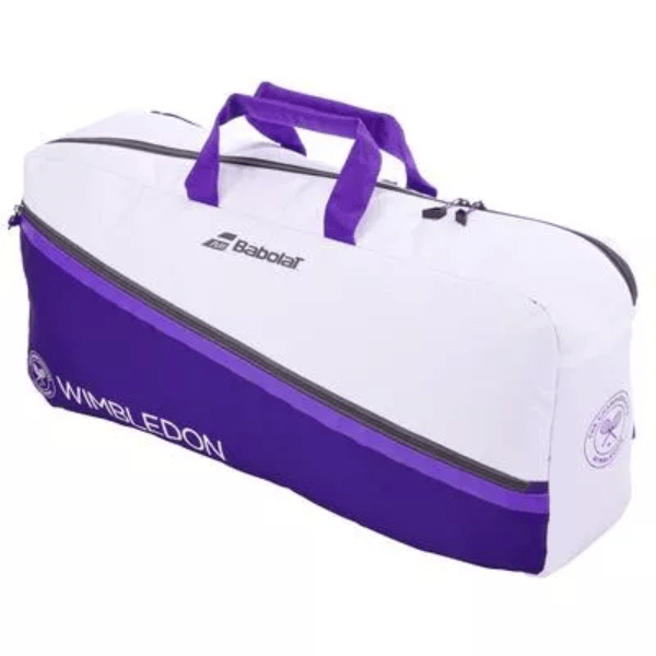 Babolat Wimbledon Duffle Bag- White/Purple 2