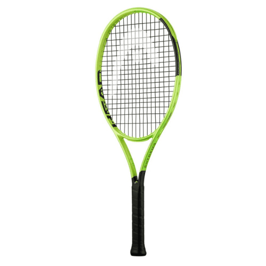 HEAD Extreme MP L 2026 tennis racket, lightweight 280g frame with 100 sq. in. head, 16x19 string pattern, and spin-focused design for intermediate players.