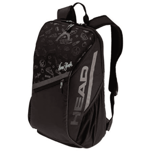 HEAD Tour Backpack 25L Neon 2025 in vibrant neon color with a dedicated racquet compartment, spacious storage, durable construction, and padded shoulder straps for comfortable everyday and tennis use.