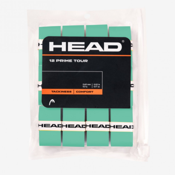 Head Prime Tour Tennis OverGrip 12Pack Mint