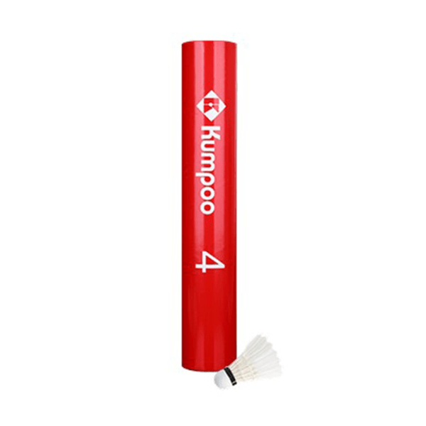 Kumpoo 4 Red Feather Badminton Shuttlecock
