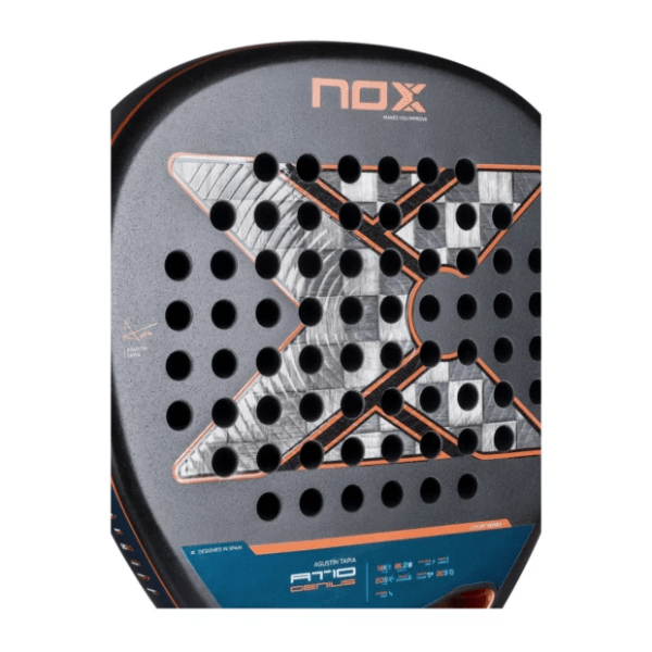 Nox racket head with brand logo on a white background