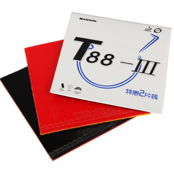 Sanwei T88-III Double Kit Table Tennis Rubber