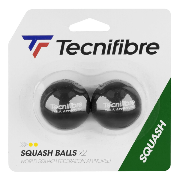 Tecnifibre Double Dot Squash Ball (Yellow)