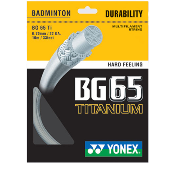 Yonex BG65 TI (Titanium) Badminton Racket String
