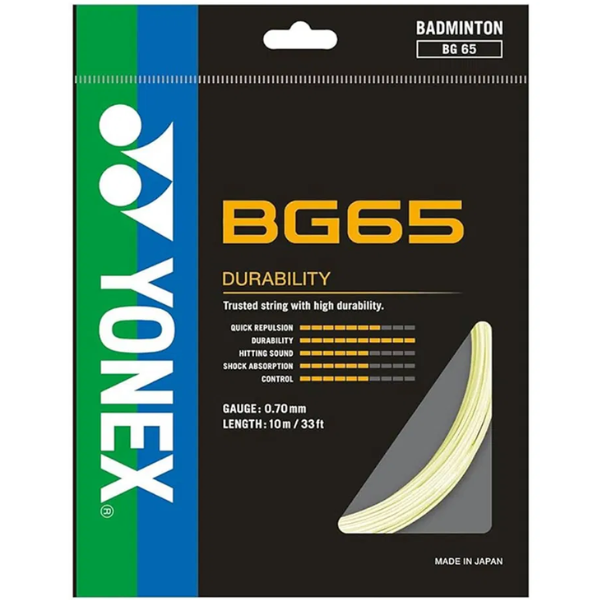 Yonex BG 65 Badminton Racket String