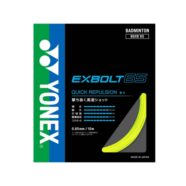 Yonex ExBolt 65 Badminton Racket String 1