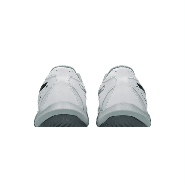 ASICS GEL-ROCKET 12 men’s indoor sports shoes in white and steel grey.