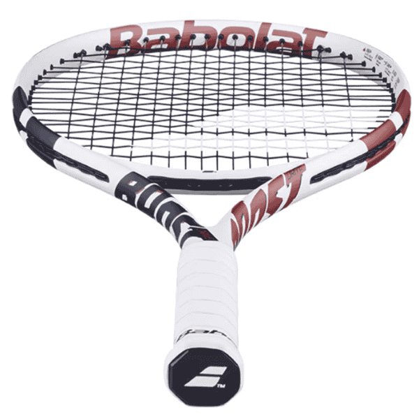Babolat tennis racket on a white background