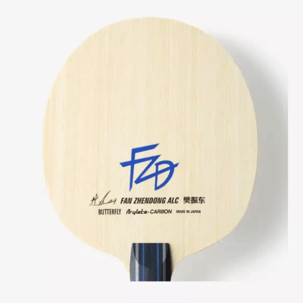 Butterfly table tennis paddle with brand logo on a white background