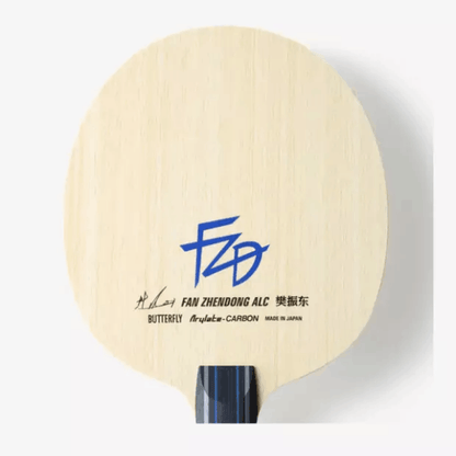 Butterfly table tennis paddle with brand logo on a white background