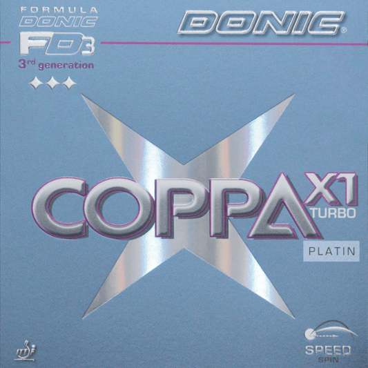 Donic Coppa Platin X1 Turbo Table Tennis Rubber 