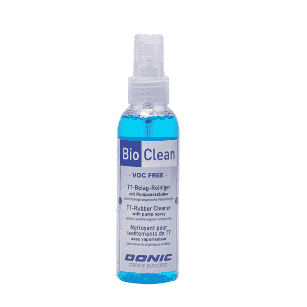 Bio Clean TT Rubber Cleaner bottle with pump spray on a white background