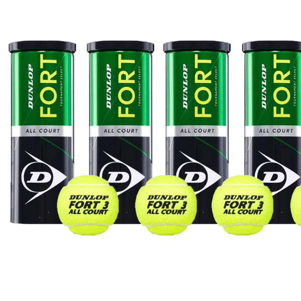 Dunlop Fort All Court Tennis Ball (Pack Of 3)