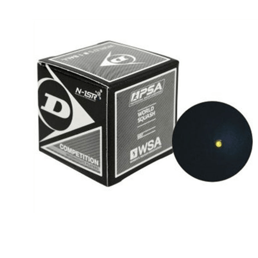 Dunlop Single Dot Squash Ball (Yellow)