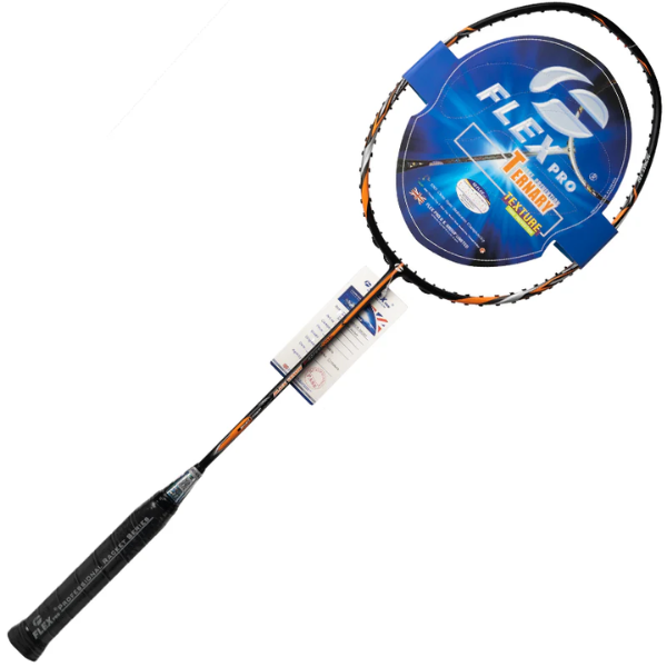 Black/color Racket Flex Pro Black Venom Badminton Racket – Muslim Sports