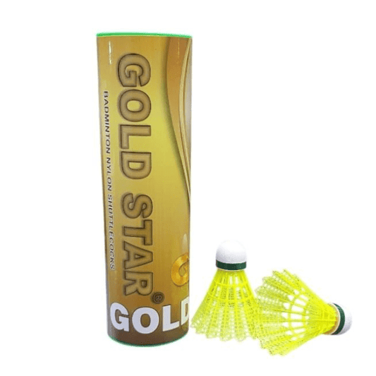 GoldStar Tournament Nylon Badminton Shuttlecock (Yellow) 1