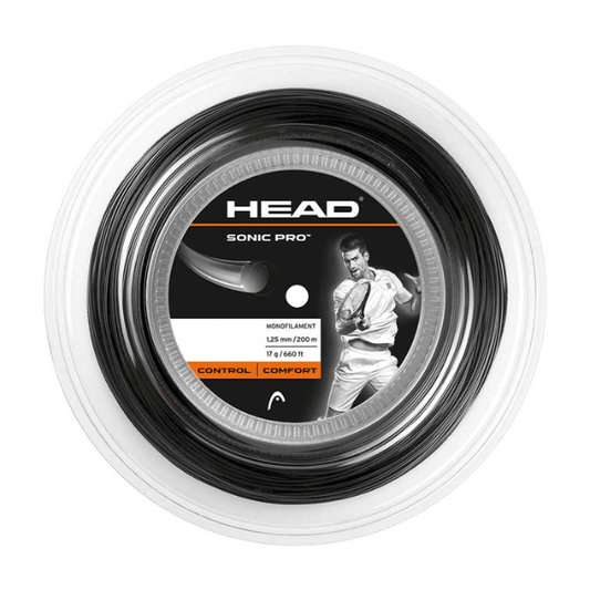 Head Sonic Pro 17G Tennis Racket String- Single Set
