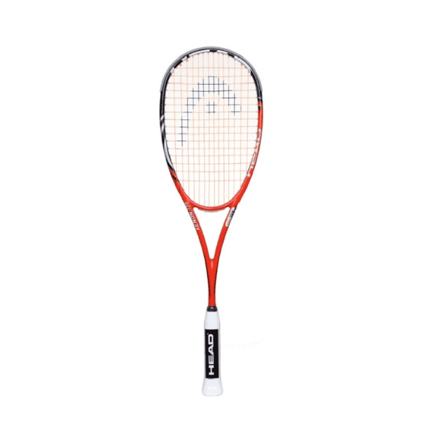 Head YouTek Xenon2 135 squash racket with 135g weight, 460cm² head size, head-heavy balance, and 14x16 string pattern.