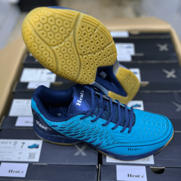 HeatX Swift Pro - Aqua Navy | Non Marking Indoor Court Shoes 2