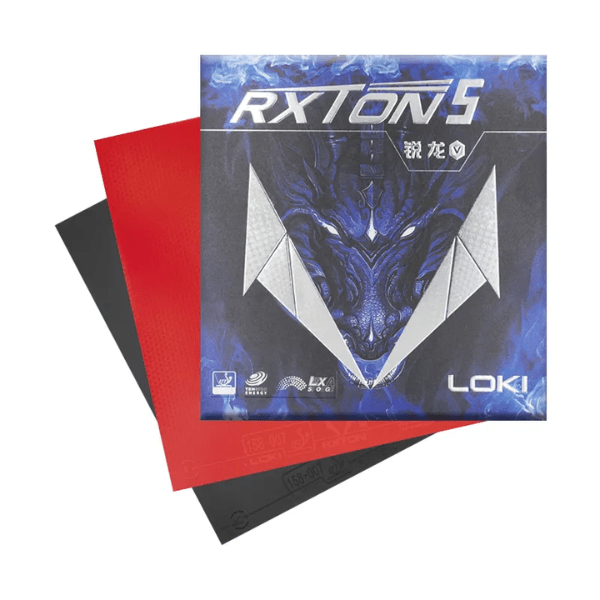 Three gaming mouse pads with 'RXTON' and 'LOKI' branding on a white background