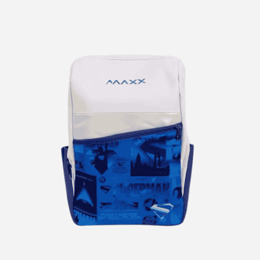 MAXX Superman backpack MLBP07 in white and blue color.