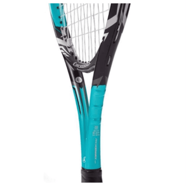 ProKennex Destiny FCS tennis racket in gold and black, featuring a 16x19 string pattern and lightweight graphite frame