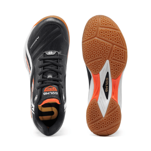 Solmo CS 50 Black Indoor Court Shoes 1