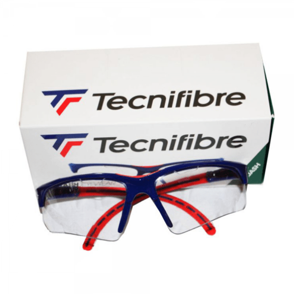 Tecnifibre Squash Eyewear (Blue/Red)