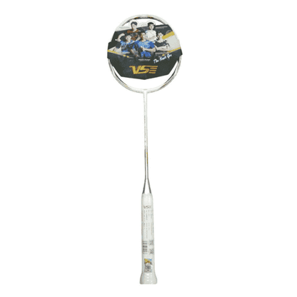 VS Soul Sword badminton racket featuring a lightweight white frame