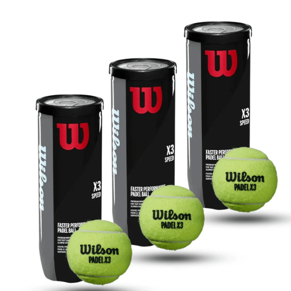 Wilson X3 Speed Padel Balls 1