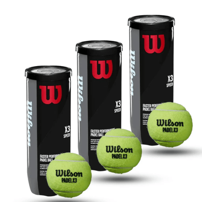 Wilson X3 Speed Padel Balls 1