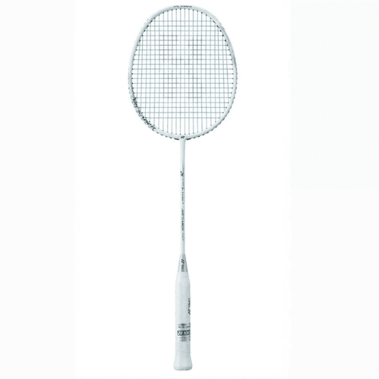 Yonex Arcsaber 1 Clear Badminton Racket strung in white color