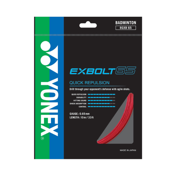 Yonex ExBolt 65 Badminton Racket String 